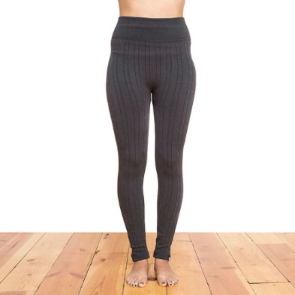 Muk Luks Womens High Waisted Slim Legging